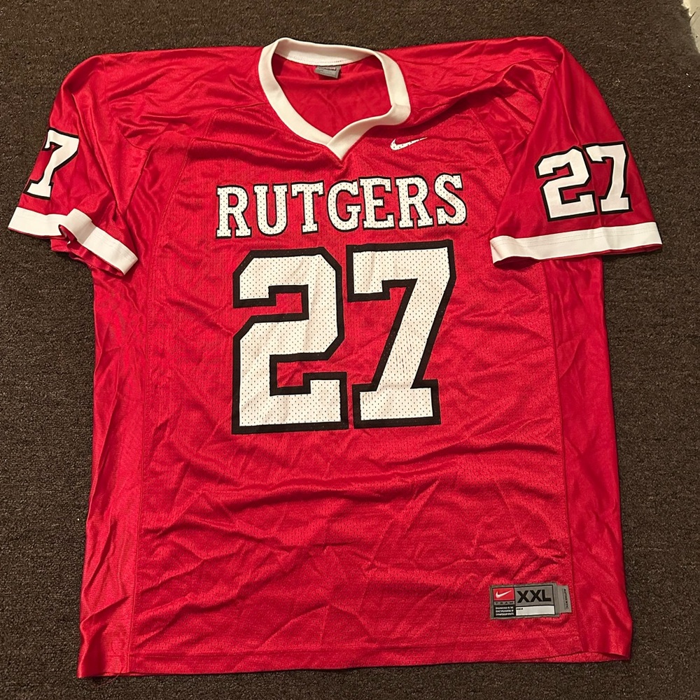 Vintage Nike Rutgers Scarlet Knights #27 Ray Rice Jersey Size 2XL Men's Football